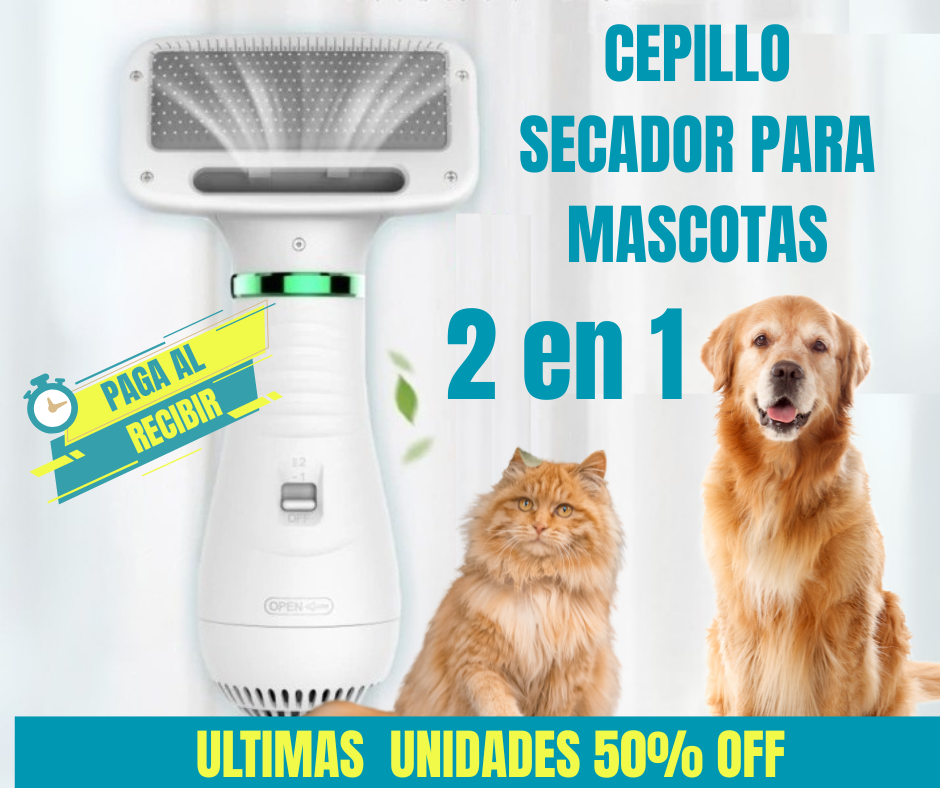 PET BEAUTY ™ CEPILLO SECADOR 2 EN 1